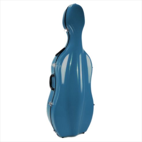 Image of Sinfonica Blue Fibreglass Cello Case
