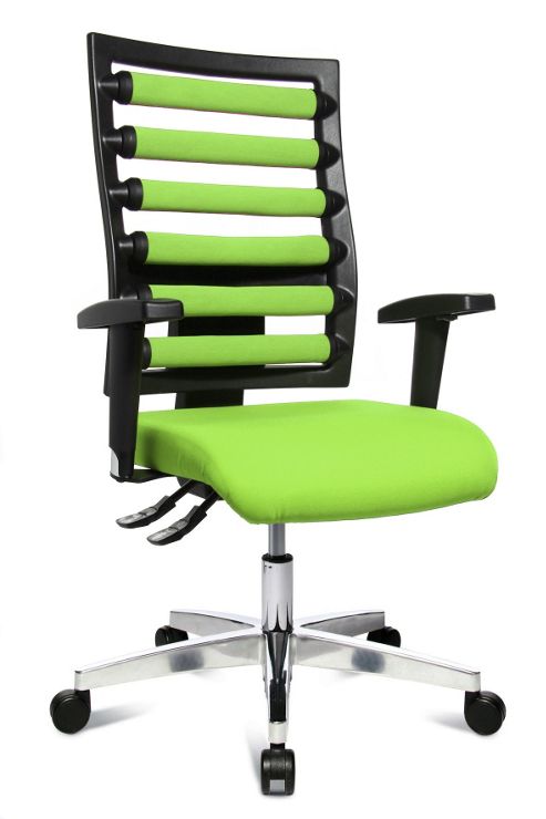 Image of Topstar Workout Swivel Chair In Green