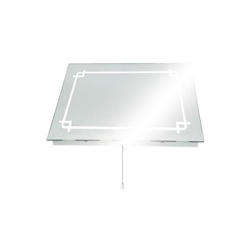 Image of Knightsbridge Rectangular Mirror With Decorative Border