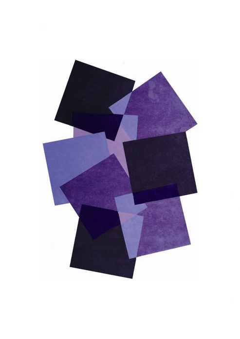 Image of Angelo Pebbles Mauve Tufted Rug - 140cm X 70cm (4 Ft 7 In X 2 Ft 3.5 In)