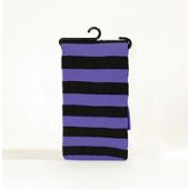 Tights.Striped Neon Purple/Blk