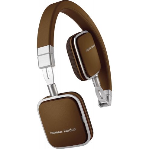 Image of Soho Flat Foldable On-ear Mini Headphones With Ios Remote And Mic - Brown