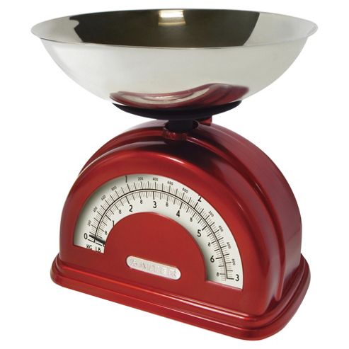 Image of Salter Vintage Scale Red