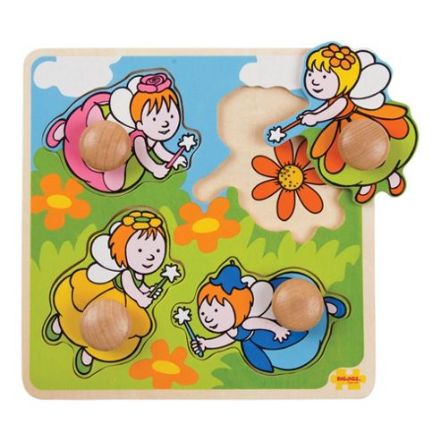 Image of Bigjigs Toys Bj523 My First Peg Puzzle Fairy
