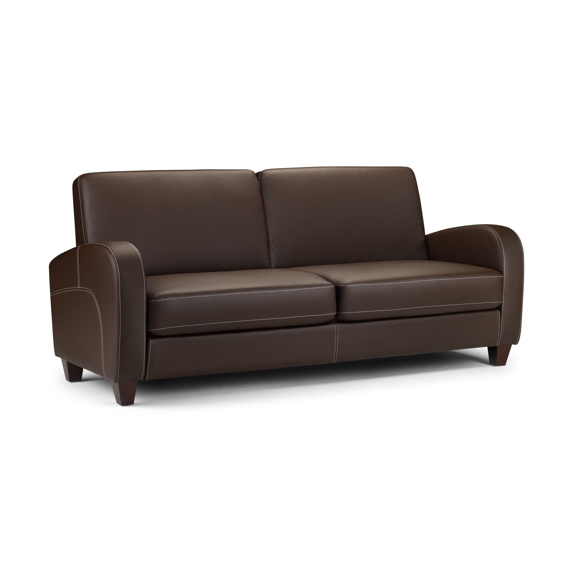 Julian Bowen Vivo Three Seater Sofa in Chestnut at Tesco Direct