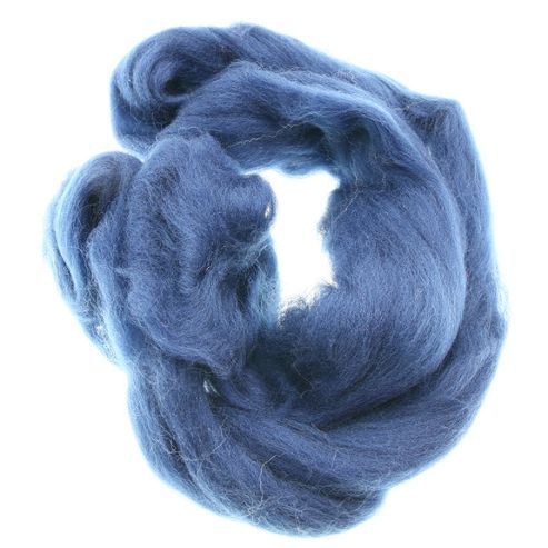 Image of Dhf-r15 Navy 20g Falkland Wool Tops