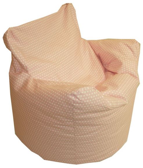 Image of Kaikoo Kid's Funzee Chair - Cotton Pink Polka