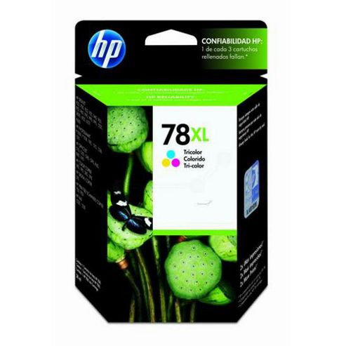 Image of Hewlett-packard No.78xl Large Tri-colour Inkjet Print Cartridge