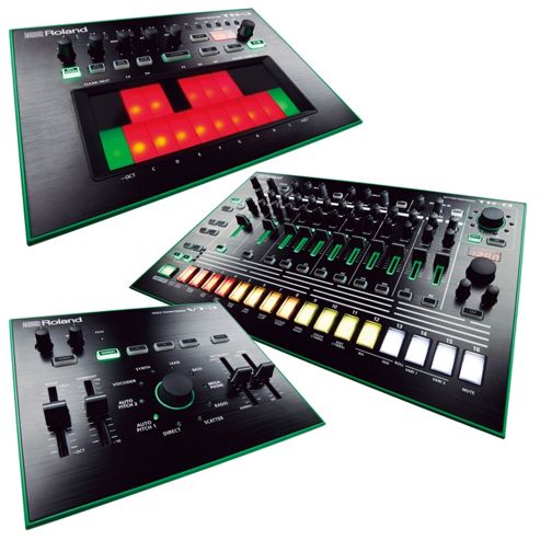Image of Roland Aira Pack 1 Includes Tb-3 Touch Bassline, Tr-8 Rhythm Performer, Vt-3 Voice Transformer