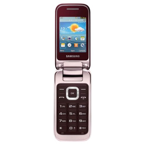 Image of Tesco Mobile Samsung C3590 Red