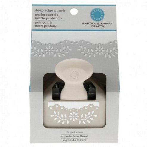 Image of Martha Stewart Floral Vine Deep Edge Punch