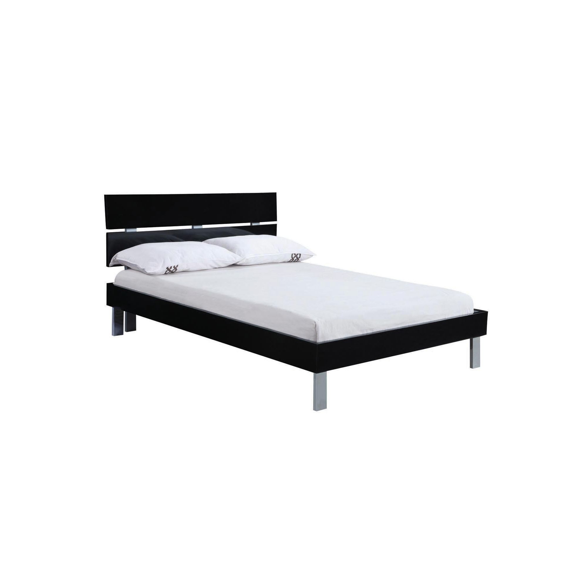 Home Zone Solar Bed Frame - Double - Black at Tesco Direct