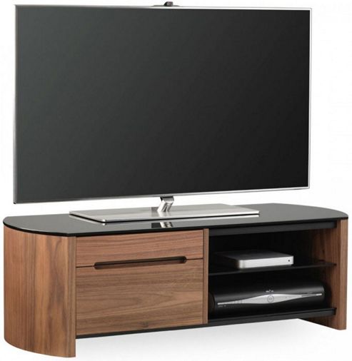 Image of Alphason Fw1100cb Walnut Veneer Tv Stand