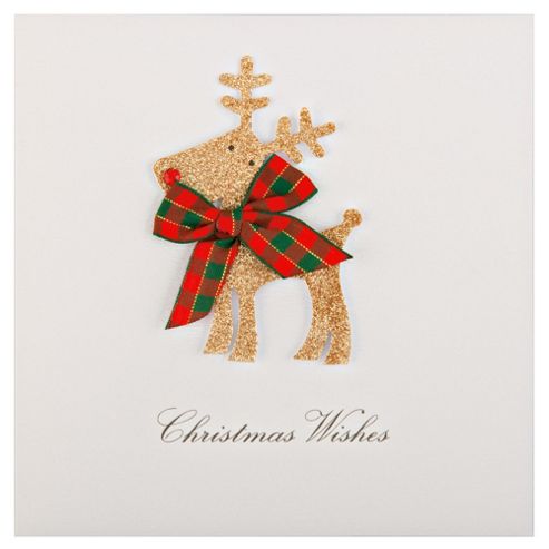 tesco cards christmas reindeer luxury glittered pack 2588 previous