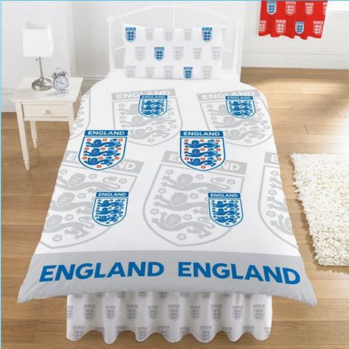 Image of England 3 Lions Single Bedding