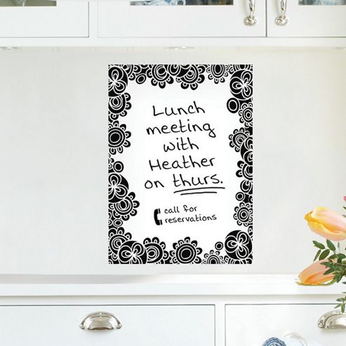 Image of Wallpops Bali Dry Erase Message Board