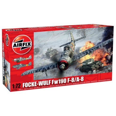 Image of Airfix Focke Wulf Fw190 F-8/a-8 (1:72 Scale)