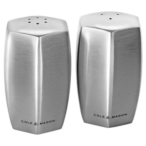 Image of Cole & Mason Metal Salt & Pepper Shaker Set
