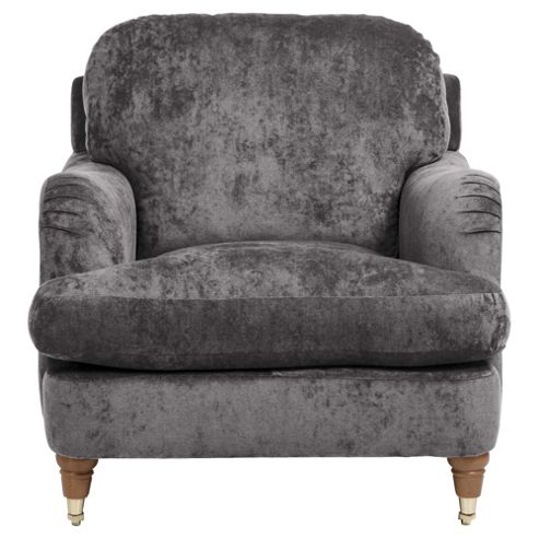 Image of Florence Armchair Velvet Pewter