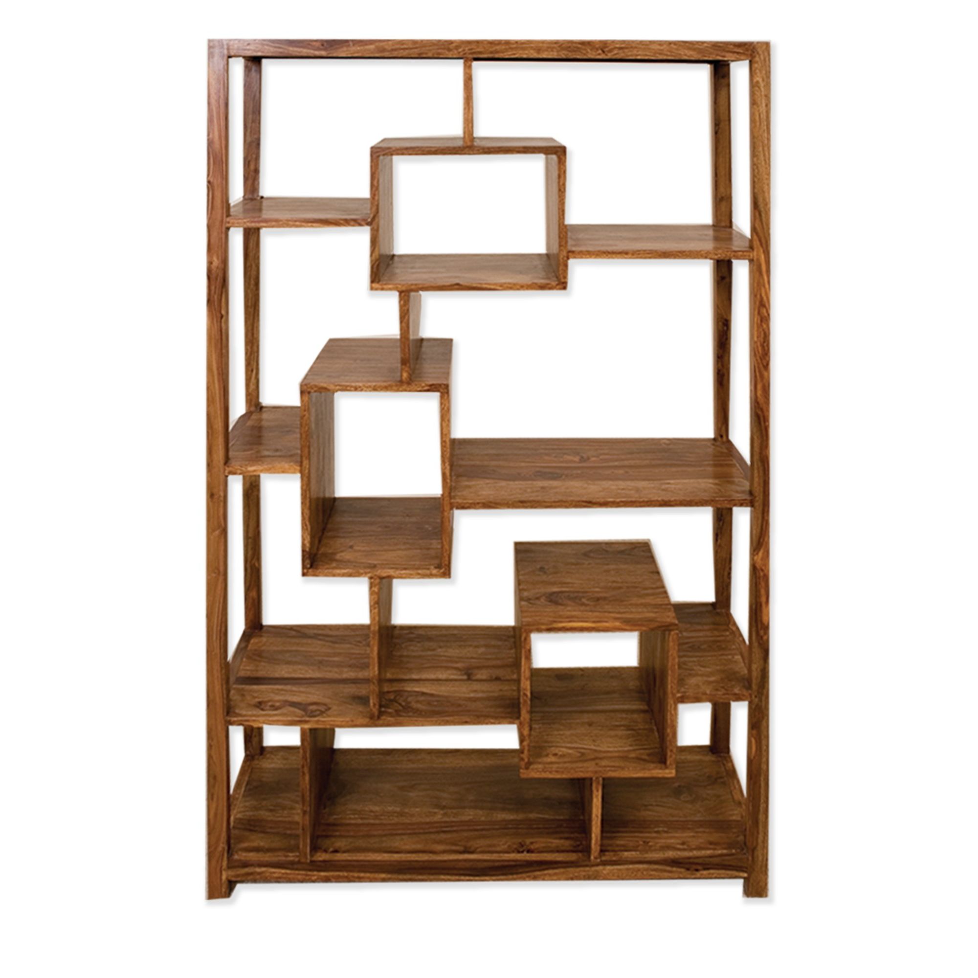 Elements Cubex Living Geometric Bookcase in Warm Lacquer at Tescos Direct