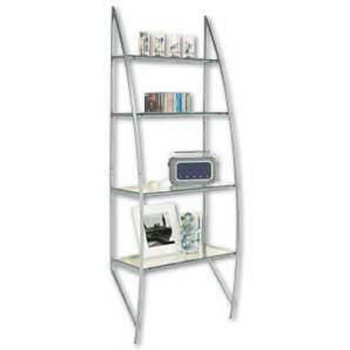 Image of Trek - Wall Mounted Metal Storage Shelves - Silver