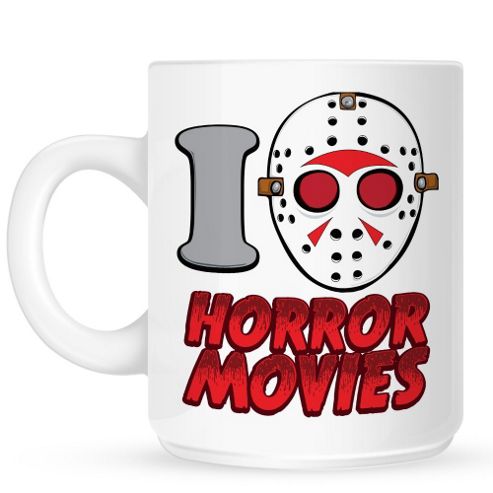 Image of I Love Horror Movies 10oz Ceramic Mug