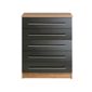 Kit Form Gloss 5 Drawer Chest