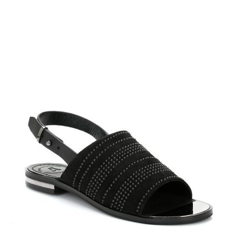 ... Black Happy Suede Sandals from our All Women's Sandals range - Tesco