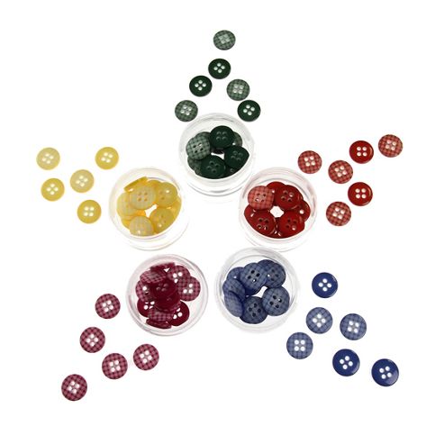 Image of Button Stacker - Gingham Bold