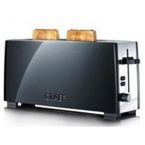 Image of Graef Extra Lift 2 Slice Toaster - Black & Stainless Steel