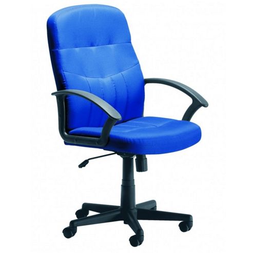 Image of Office Basics Cavalier Fabric Manager Chair - Blue