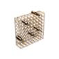 George Wilkinson 72 Bottle Wine rack Kit - Stained Pine / Galvanised Steel