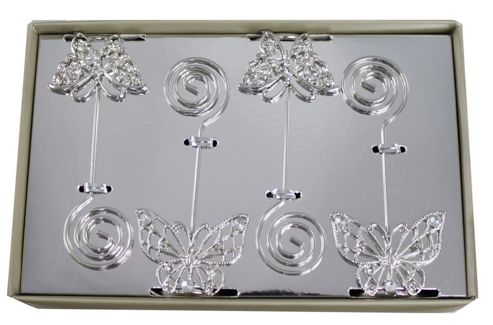 Image of Cimc Home Butterfly 4 Piece Place Holder Set