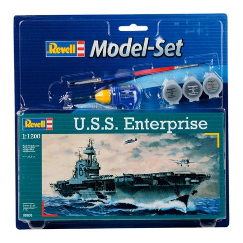 Image of Revell U.s.s Enterprise 1:1200 Scale Model Set