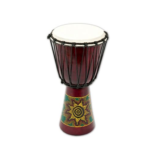 Image of Percussion Plus Painted Wood Djembe