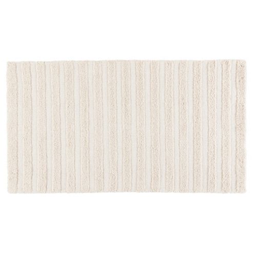 Image of Tesco Ribbed Rug 80 X 150cm, Natural