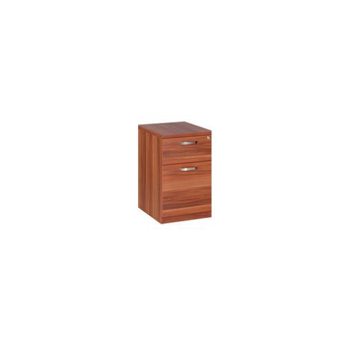 Image of Office Sense 2 Drawer Mobile Pedestal - Cherry