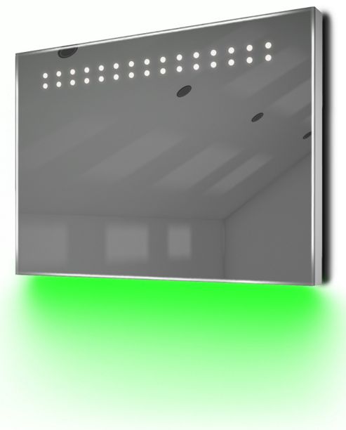 Image of Ambient Ultra-slim Led Bathroom Mirror With Demister Pad & Sensor K12g