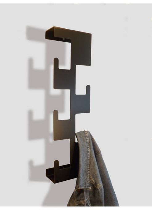 Image of The Metal House Retro Coat Rack - Black
