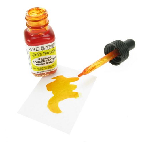 Image of Dr. Ph. Martin's Radiant Concentrated Watercolours - Sunshine Yellow