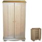 Techstyle CD / DVD / Video Media Storage Cupboard - Oak