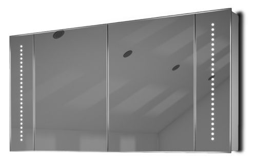 Image of Bluetooth Rgb Audio Cabinet With Demister, Shaver Socket & Sensor K126rgbaud