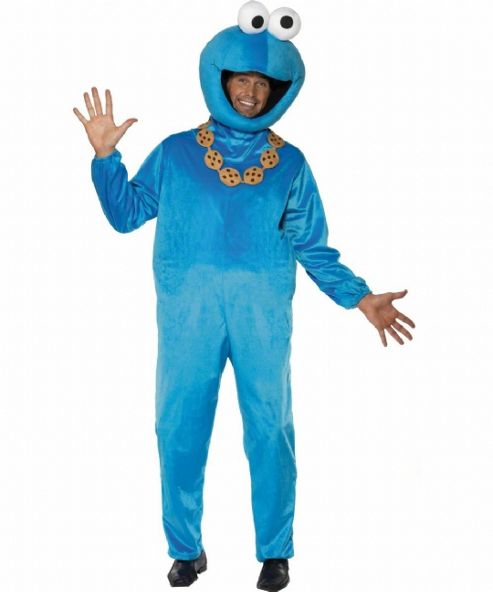 Image of Sesame Street Cookie Monster - Adult Costume Size: 38-40