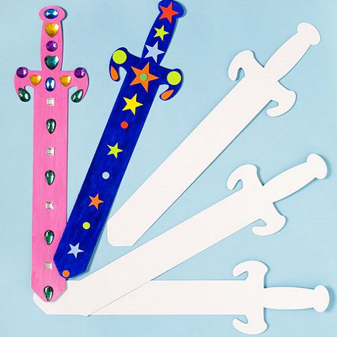 Image of Sword Card Blanks (pack Of 6)