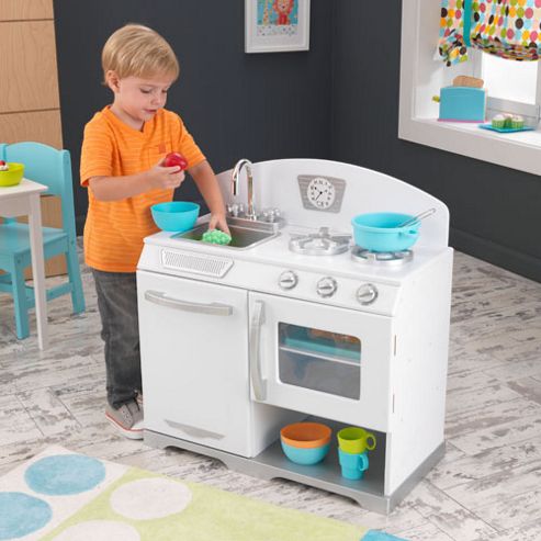 Image of Kidkraft White Retro Stove