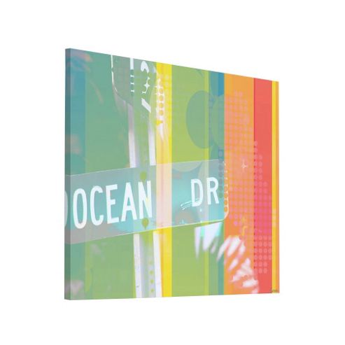 Image of Parvez Taj Ocean Drive 14 Canvas Wall Art - 81 Cm H X 81 Cm W X 5 Cm D