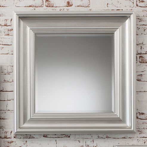 Image of Gallery Burwell Square Mirror - Silver