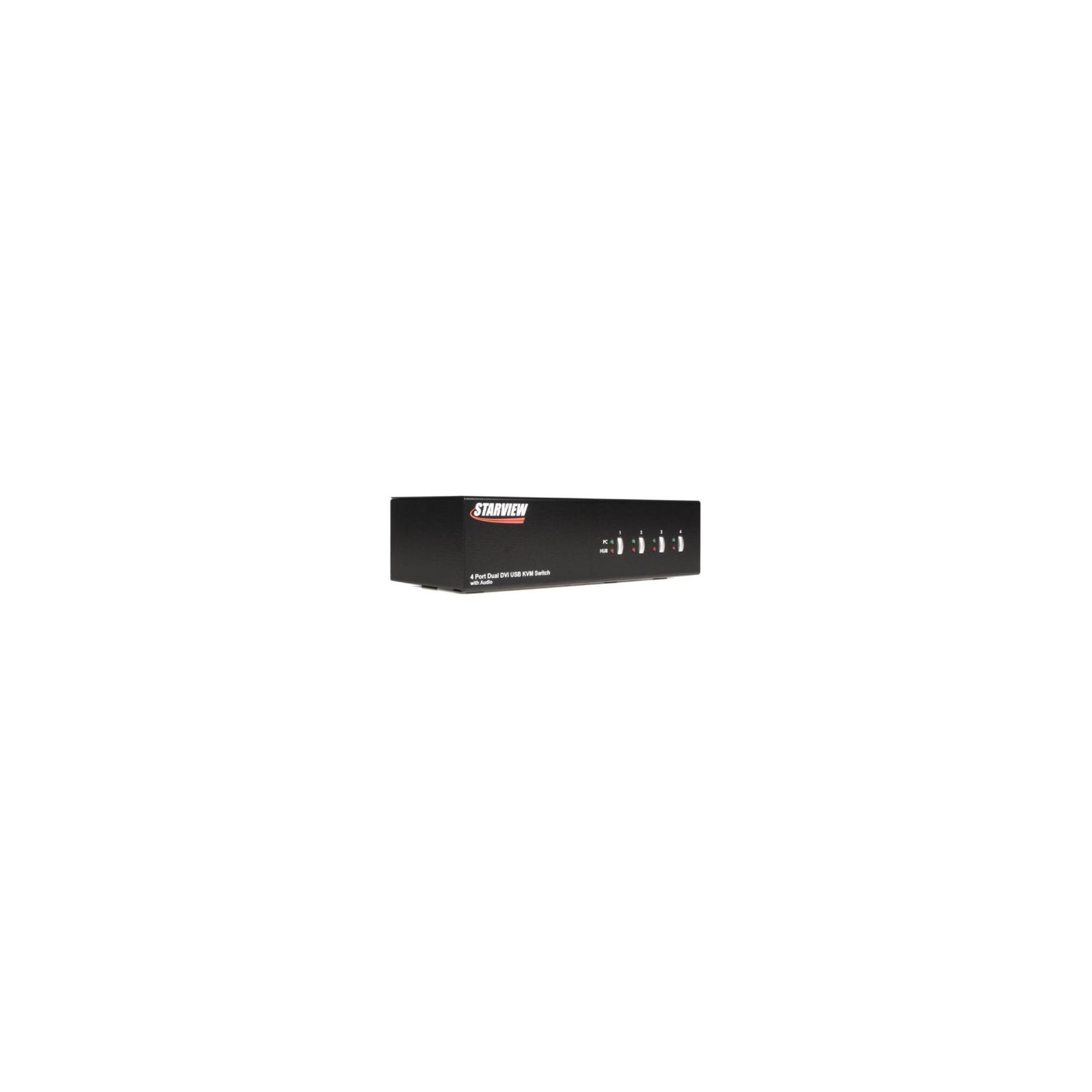 StarTech 4 Port Dual DVI USB KVM Switch with Audio at Tesco Direct