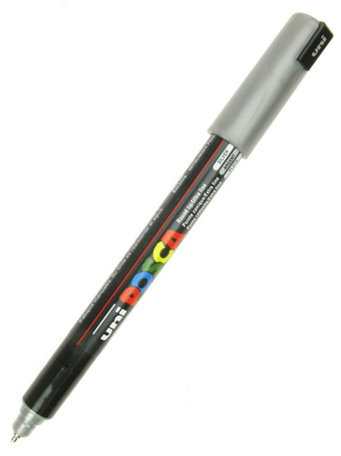 Image of Uni Pc-1mr Posca Marker Ultra Fine Silver