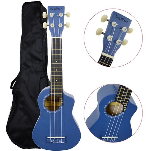 Image of Bugs Gear Ukulele With Bag - Blue